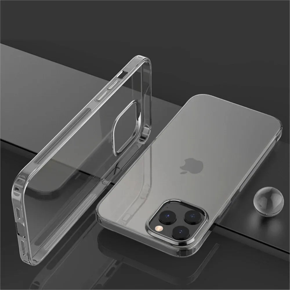 Non-Yellowing Clear iPhone Case Slim Protection
