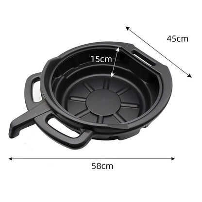 Oil Receiving Basin – 6/8/10L Oil Drain Pan for Car & Motorcycle