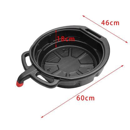 Oil Receiving Basin – 6/8/10L Oil Drain Pan for Car & Motorcycle