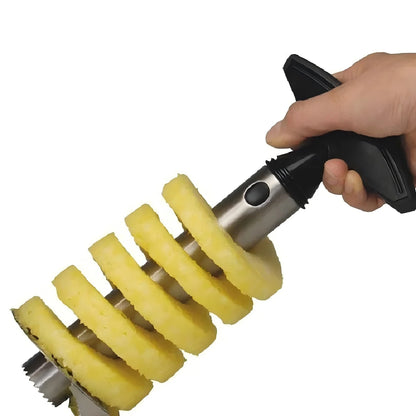 Pineapple Slicer & Peeler – Stainless Steel Fruit Cutter Kitchen Tool