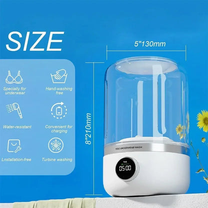 Portable Underwear Washer – USB Mini Laundry Machine