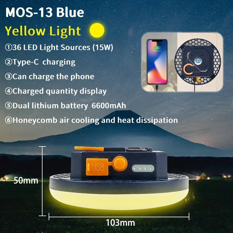 Powerful Portable Lantern – USB Rechargeable LED Light
