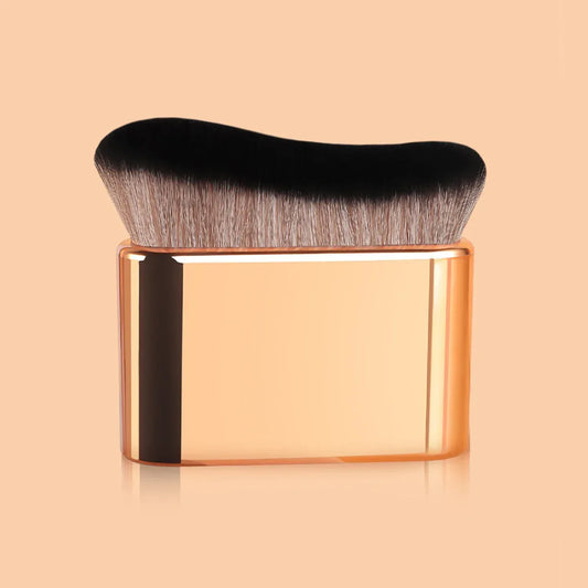Foundation Brush, 1pcs Plastic Creative	wave Fit Perfectly Cosmetic Brush	at home or On-the-Go - Urbizia
