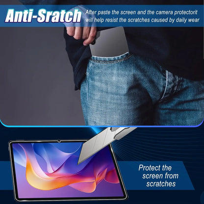 Screen Protector for Redmi Pad 2 (11 inch) 2025 Tablet Tempered Glass Film Rear Camera Protector Anti-fall/Anti-scratch 11 inch