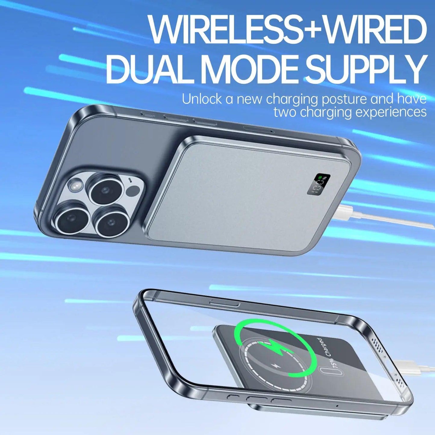 Ultra Thin Magnetic Power Bank 5000mAh 20W Fast Charge