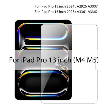 Tempered Glass For iPad 10th 9th Generation A16 Pro 12.9 11 13 2025 Screen Protector For ipad Air 4 5 Mini 6 7 7th 8th 10.2 Film