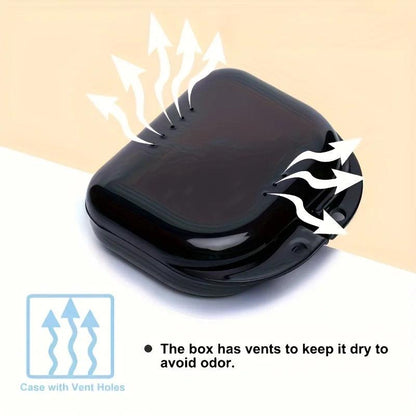 5/10Pcs Denture Bath Storage Box Fake Teeth Orthodontic Retainer Case Mouth Guard Container Plastic Organizer Oral Hygiene Tools