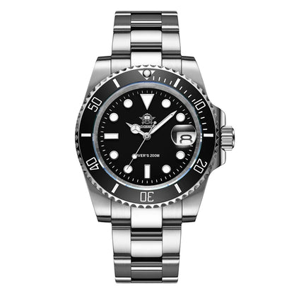 ADDIESDIVE Quartz Luxury Stainless Steel Gift Watch Diver Watch 200M C3 BGW9 Super Luminous Ceramic Bezel Sport Men Watches Fash
