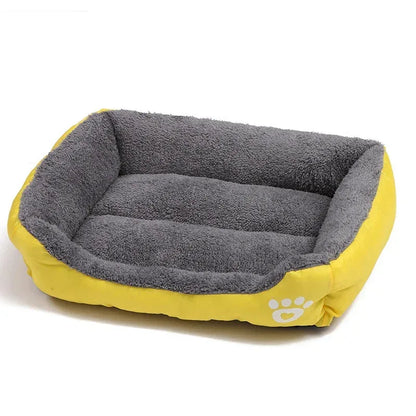 Color Square Winter Soft Warm House for Dog Bed for Dog Mat Waterproof Cat Bed Pet Bed for Large Medium Small Dog House - Urbizia
