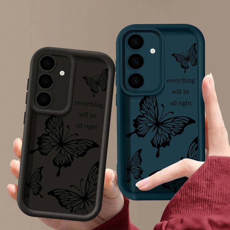 Butterfly Soft Silicone Case for Samsung Galaxy Series