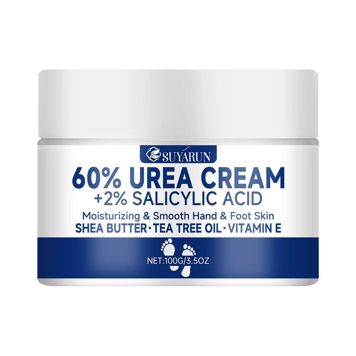 SUYARUN 60% Urea Foot Cream for Cracked Heels & Dry Skin