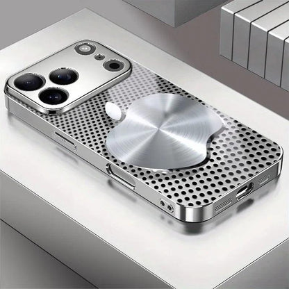 Metal Mesh Glass iPhone Case with Full Coverage