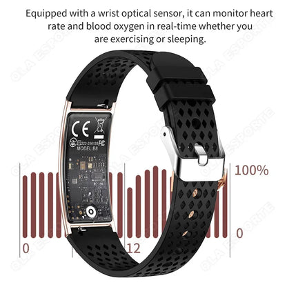 Sports Step Count Smart Bracelet 2026 New Men Women Health Monitoring Fitness Smart Watch Heart Rate Sleep Monitoring Smart Band - Urbizia