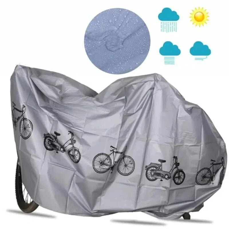 Bicycle Cover Motorcycle Rain Cover Waterproof Dustproof Anti-UV Outdoor Protection MTB Bike Cover All Seasons Bike Accessories