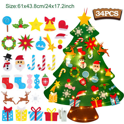 Kids DIY Felt Christmas Tree