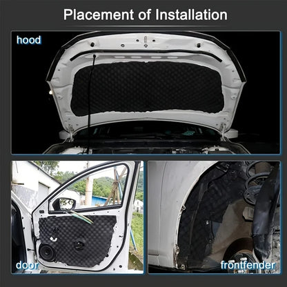 High-Density Self Adhesive Soundproofing Insulation Cotton Thickness Black Panels for Walls Soundproofing Insulation for Car
