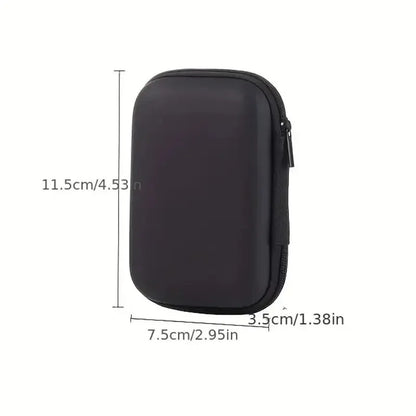 Sundries Travel Storage Bag Charging Case for Earphone Package Zipper Bag Portable Travel Cable Organizer Electronics Storage