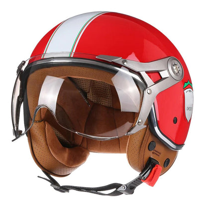 BLD Open-Face ABS Motorcycle Helmet, M–XL