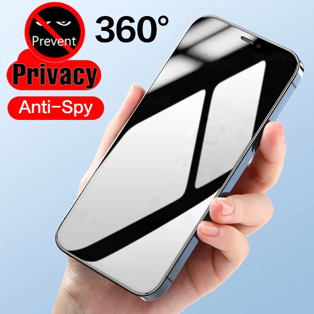 360° Privacy Tempered Glass Screen Protector iPhone