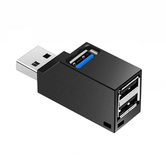 USB 3.0 1-to-3 Port Mini Hub Adapter Splitter