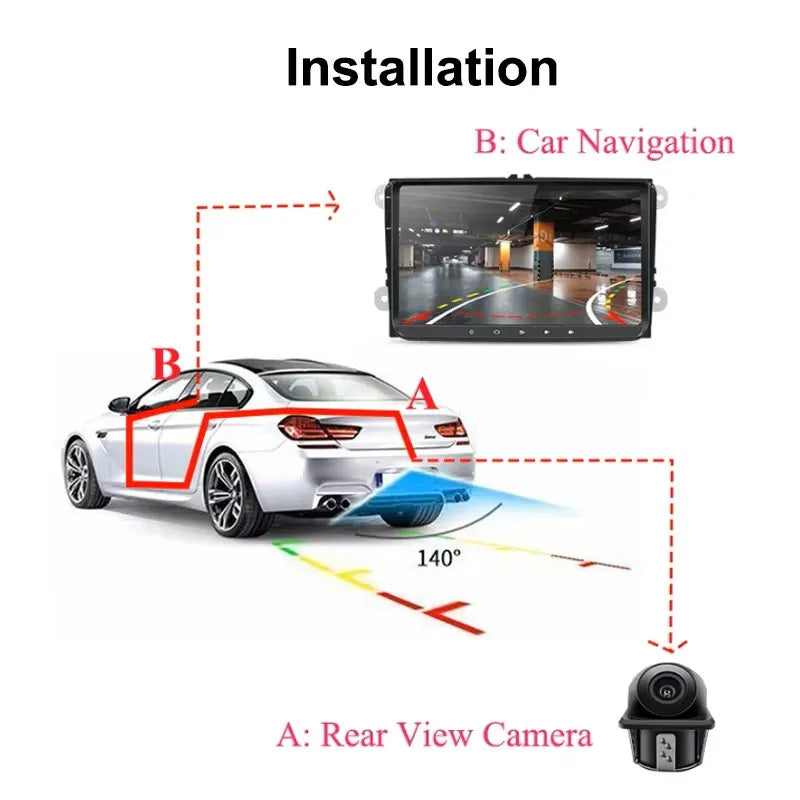 AUTOTOP Car Vehicle Rear View Camera for BMW 5 Series F10 F11/ 3 Series F30 F31 F32/X3 F25/X4 F26/X5 F15/X6 F16