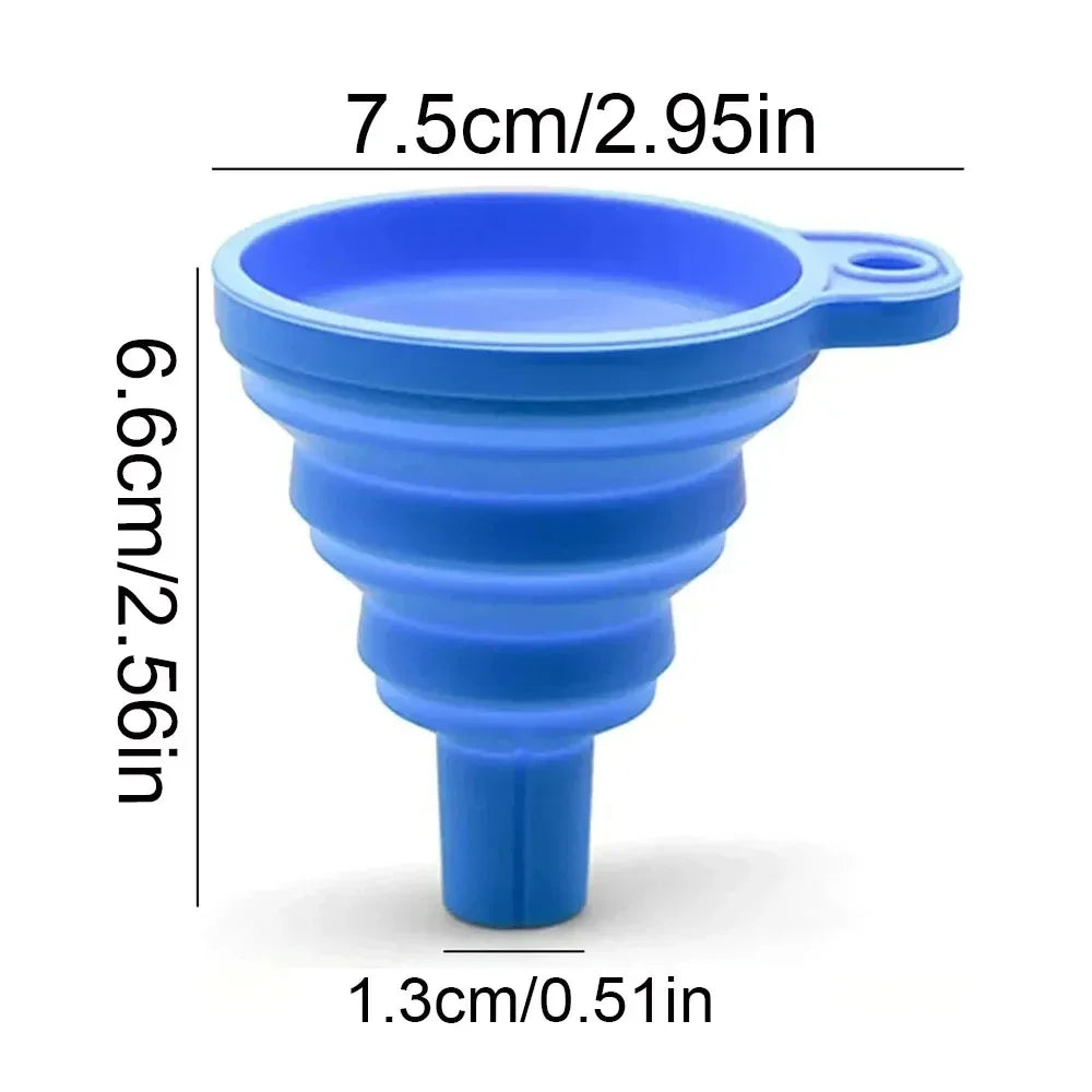 Universal Silicone Car Funnel – Foldable & Portable - Urbizia