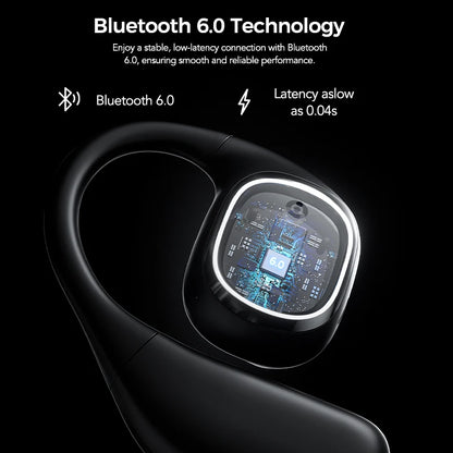HD Screen Wireless Earphones Bluetooth Music Earbuds HTC NE11 150 Languages 30 Hour Battery Life Clear Audio Comfortable Wearing