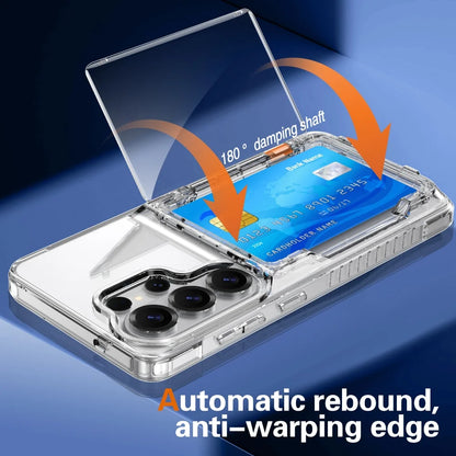 Wallet Case For Samsung S26 Ultra/S26 Plus /S26 /S26+ Clear Case with Credit Card Holder ID Card Slots Design Shockproof Cover