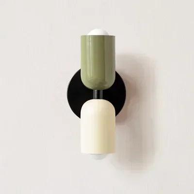 Nordic Macaron Colourful Wall Lamp – E27, Bedside and Living Room