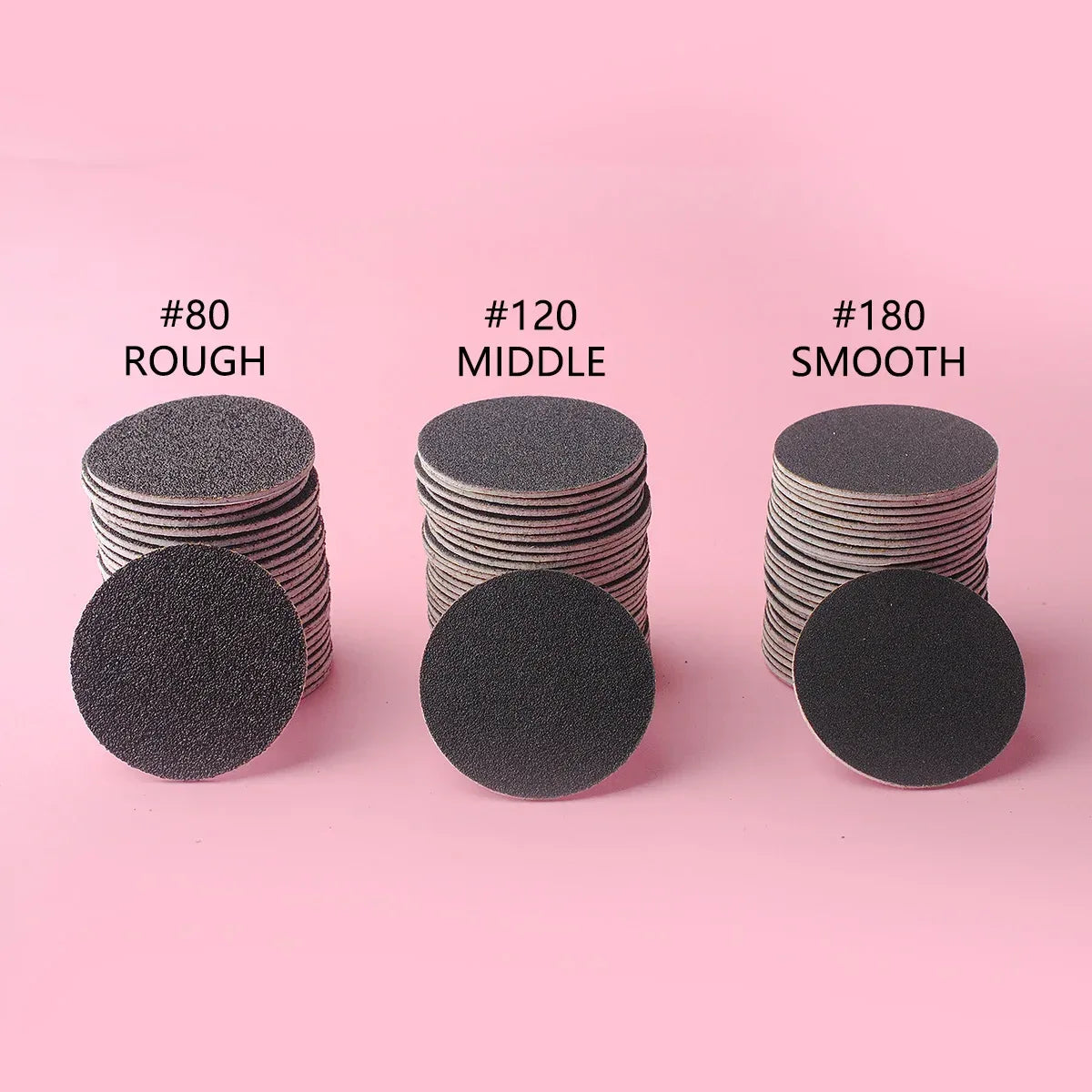43mm 60pcs/Box Foot Dead Skin Sandpaper For Electric Nail File Cuticle Callus Replaceable Sanding Paper Professional Pedicure