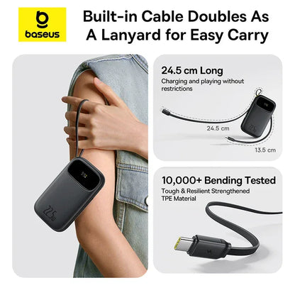 Baseus 22.5W 10000/20000mAh Built-In Cable Power Bank