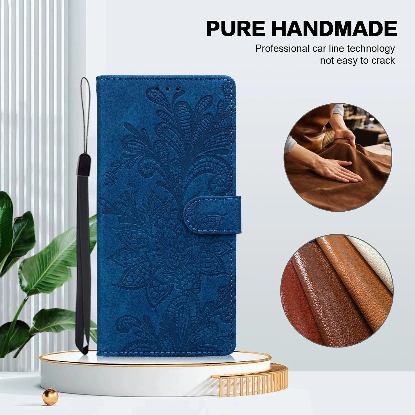 Magnetic Flip Leather Wallet Case for Samsung Galaxy