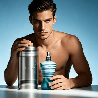 Jean Paul Gaultier Le Beau Le Parfum Intense for Men Infused with Coconut Wood, Tonka Bean & Sandalwood, Designer Perfume-Long-Lasting