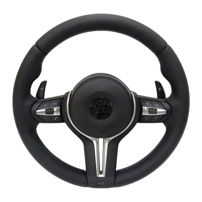 Interior M Series Leather Steering Wheel For BMW M3 M5 F20 F22 F23 F30 F33 F34 X1 F48 X5 F15 X3 F25 F80 E90 E70 E84 With Paddles