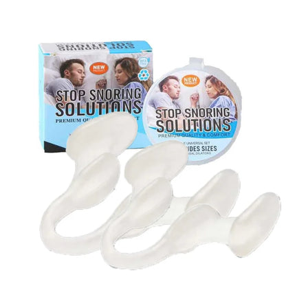 Silicone Nose Clip Anti-Snoring Nasal Dilator for Sleeping Breath Easier Snore Right Nasal Clip Improve Respiratory Comfort