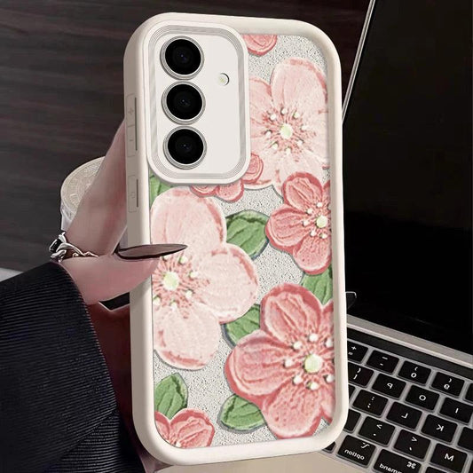 Oil Painting Flower Soft TPU Case for Samsung Galaxy Series