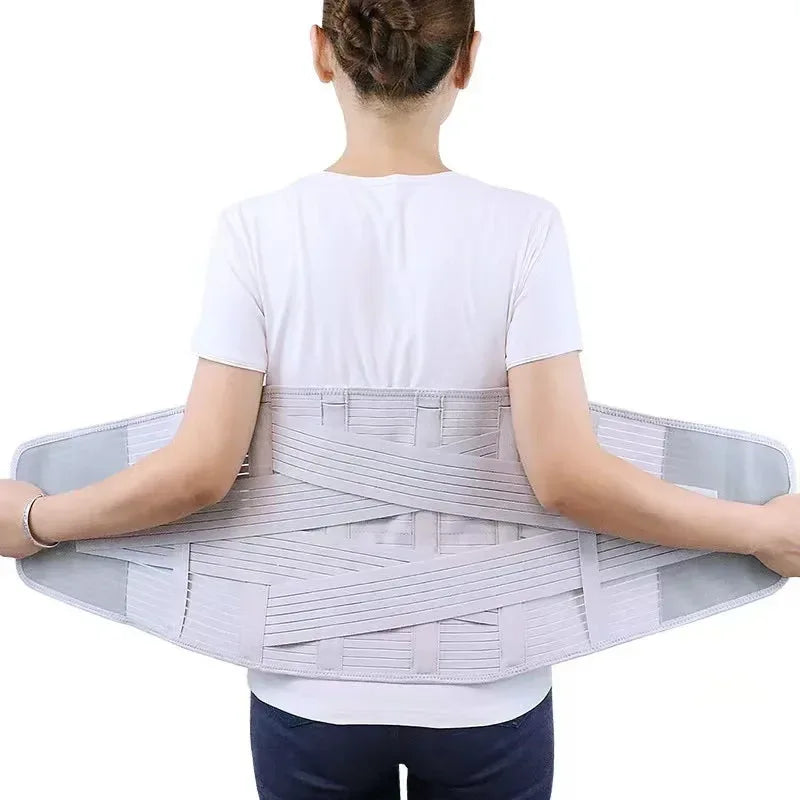 Breathable Lumbar Support Belt for Men & Women, Back Brace Immediate Relief from Back Pain, Herniated Disc, Sciatica, Scoliosis