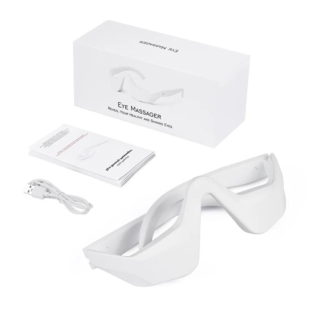 EMS Eye Massager for Dark Circles and Eye Bags – 4 Modes, Type-C