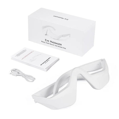EMS Eye Massager for Dark Circles and Eye Bags – 4 Modes, Type-C