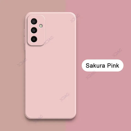Cellphone Cases for Samsung Galaxy M23 F23 5G SamsungM23 SamsungF23 Luxury Original Square Liquid Silicone Back Cover Coque Bags