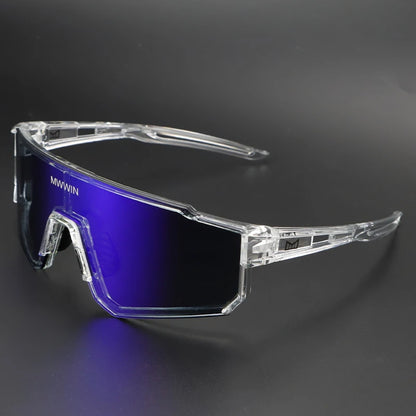 MWWIN Fashion Cycling Glasses Sunglasses for Men UV400 Women Bike Eyewear Road Bicycle Driving Outdoor Sport Marathon Triathlon