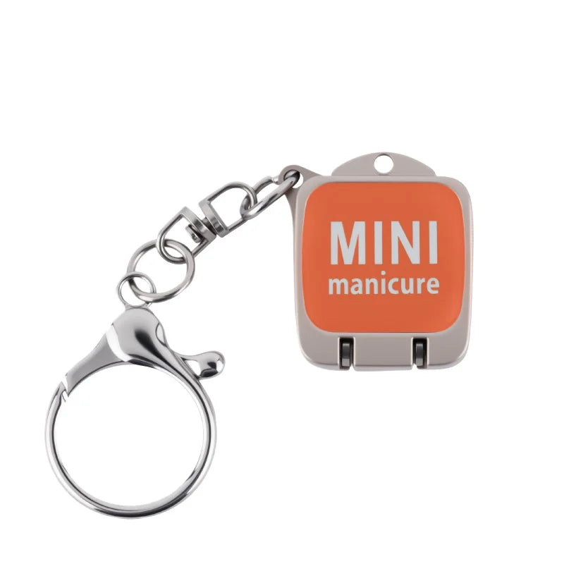 1pcs Nail Clippers Collapsible Portable Travel Fingernail Nail Scissors Cutter Stainless Steel Manicure Tools