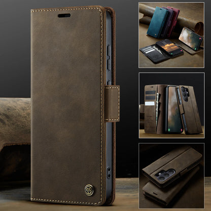 Retro Magnetic PU Leather Wallet Phone Case For Samsung Galaxy S26 Ultra S26+ S26 Plus S26 Shockproof Card Holder Pocket Cover