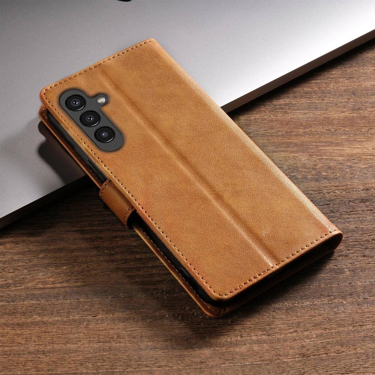 Business Leather Flip Wallet Case for Samsung Galaxy