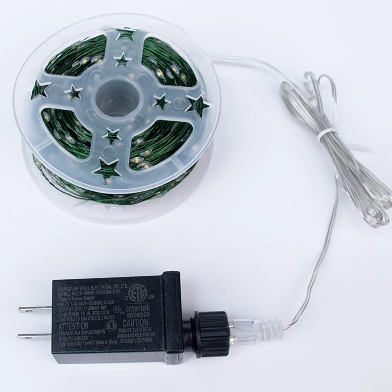 Twinkle Star Christmas Tree Garland Lights