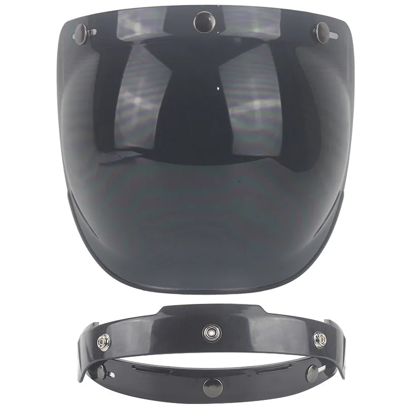 ORZ Retro Motorcycle Bubble Visor Glasses