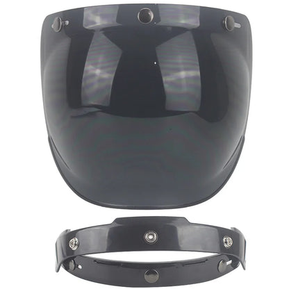 ORZ Retro Motorcycle Bubble Visor Glasses