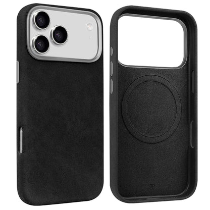 Suede Phone Case for iPhone 18 Pro with Magnetic Wireless Charging Anti-Drop Cover Compatible with iPhone 18 17 16 15 Pro Max