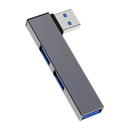 3-in-1 USB 3.0 Type-C Hub Splitter 5Gbps High-Speed Adapter