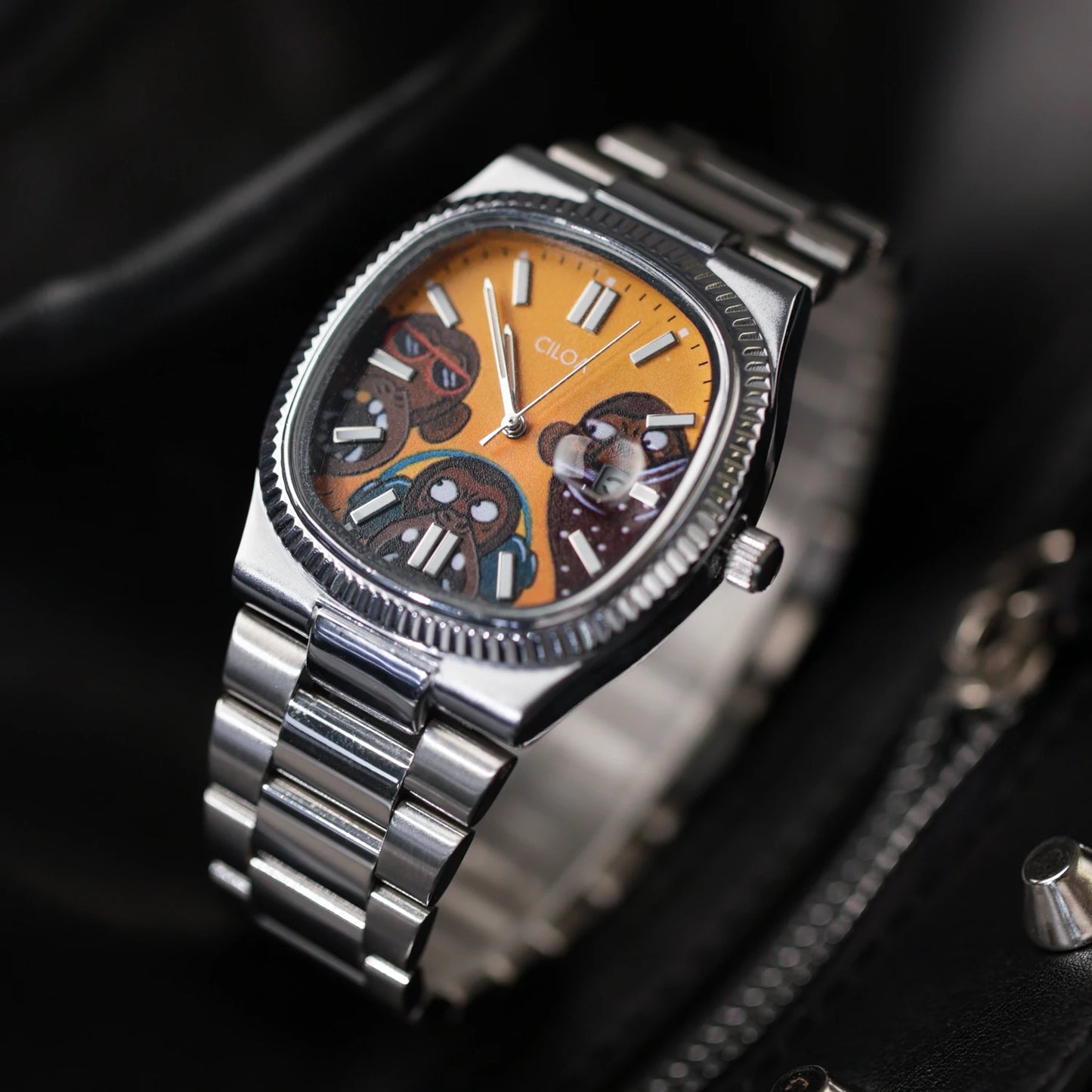 CILOA Watches for Man Square Luxury Quartz Watch New in Men's Sports Fashion Automatic Movement Male Wristwatches Gifts